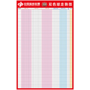 福彩双色球大乐透走势图表格3d历史走势表格彩票店用品家用挂图