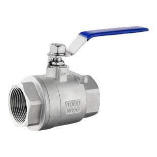 不锈钢球阀两二片式内螺纹加厚自来水开关阀门4分6分1寸dn1525 50