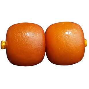 俄料天然老蜜蜡单珠散珠 老型桶珠子墩子DIY配珠隔珠顶珠星月配饰