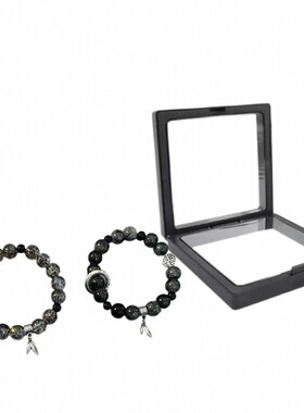 古风冰裂墨川串珠手链男款潮男