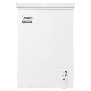 美的家用小型冰柜冷冻冷藏两用冷柜卧室节能宿舍冰箱商用官方正品