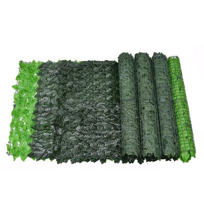 仿真绿植物栅栏叶子遮阳网围墙