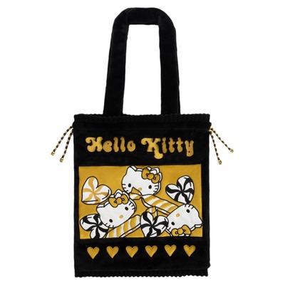 tbh野兽派HelloKitty毛绒托特包
