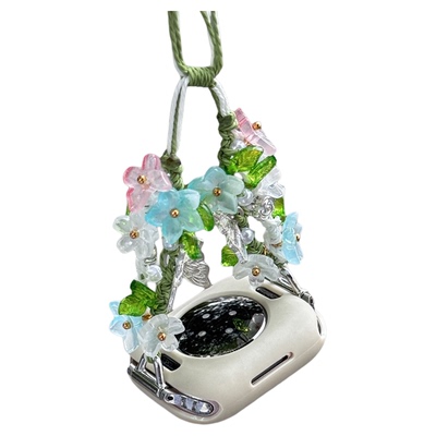 适用小米手环9Pro表带新款蝴蝶珍珠拉绳8Pro/7Pro夏季高级感女款手链红米watch6/5保护套壳XL运动智能腕带