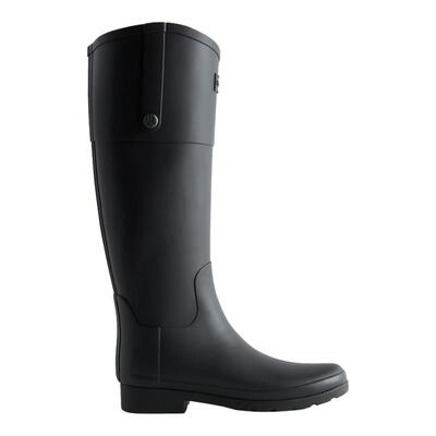 HUNTER女Refined Riding骑士靴户外防水雨鞋哑光精致高筒长靴