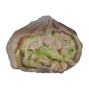 西兰花鸡胸肉荞麦包子早餐速食半成品代餐主食薄皮素包膳食小笼包