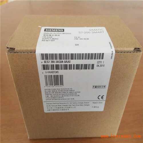 议价西门子S7-200 SMART输出 SM AQ04 4 AO 6ES7288-3AQ04-0AA0/O