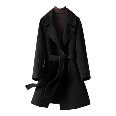 羊绒大衣中长款气质收腰双面呢