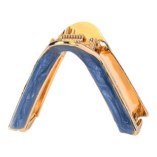 V形中小号抓夹发量少半扎发短发齐肩发发夹女后脑勺鲨鱼夹子发饰