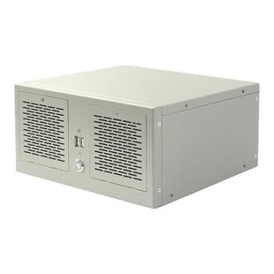 2槽壁挂工控机箱多串口itx主板FLEX电源激光设备主机挂墙工业电脑