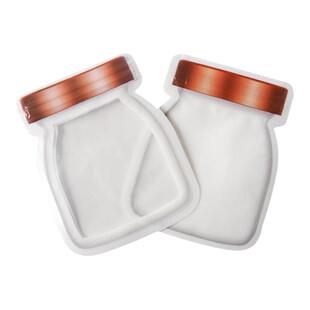 密封梅森瓶自封袋透明糖果饼干零食礼品包装袋可爱diy饰品配件袋