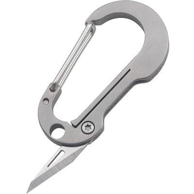 多功能钛合金钥匙扣折刀拆快递刀