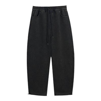 梨形身材修饰腿型加厚棉感镰刀裤