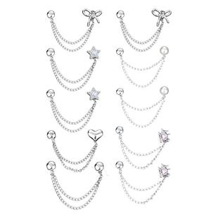 衣角下摆打结扣t恤长改短收腰神器衣服链条磁吸调节扣衬衫固定夹