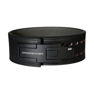 GYMDREAMER专业牛皮健身腰带快扣力量举深蹲硬拉护腰5层加厚