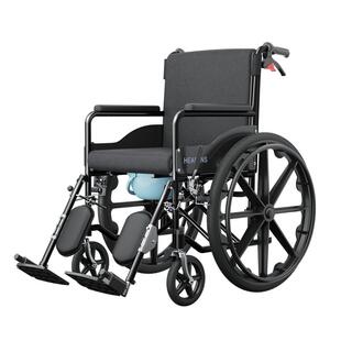 【国家补贴】恒倍舒轮椅车折叠轻便小型带坐便器专用老年人代步车