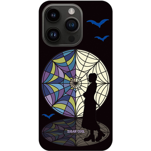 Sugar Cool美剧星期三 Paint It Black 高级感 进口二合一菲林磨砂手机壳 适用苹果iPhone 14/13/12/11系列