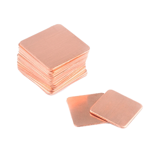 紫铜片 散热片 15*15*0.3/0.5/0.8/1/1.2/1.5/2MM 20*20*0.8/1MM
