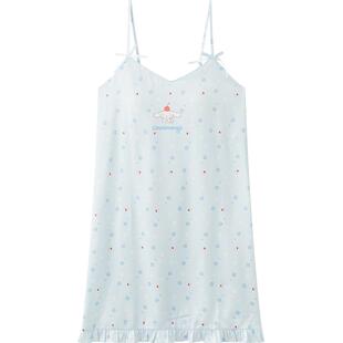 【Cinnamoroll官方正版授权系列】女夏季吊带睡裙家居服522811