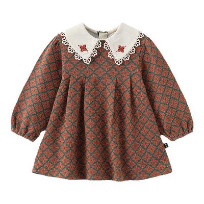 小云朵童装春季新款女童连衣裙