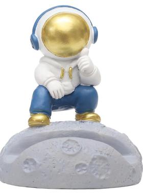 卡通太空人桌面装饰手机支架摆件