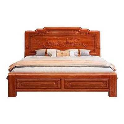 中式全实木床金花梨木复古双人床