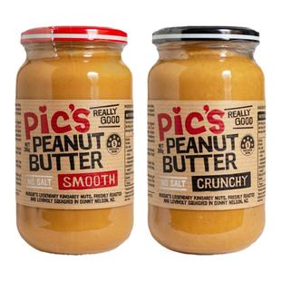 新西兰原装进口Pics皮卡思花生酱无添加盐零食抹面包早餐195g380g