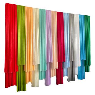 婚庆珠光冰绸布 冰丝面料 婚礼舞台装饰迎宾区布置香槟色背景布幔