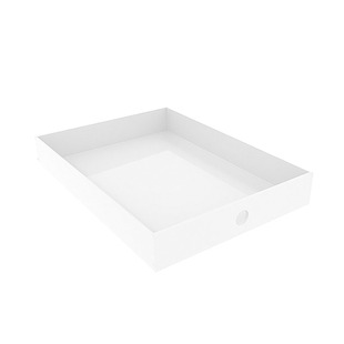 新全PP材料厨房柜内抽屉托盘带轨道橱柜衣柜化妆品分层收纳盒拉篮