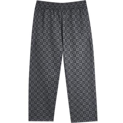 准者印花裤男直筒卫裤