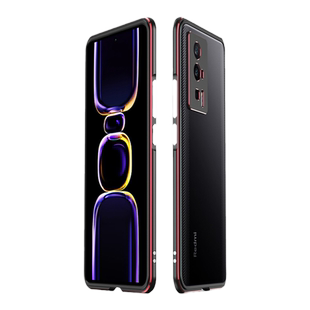 适用于红米k70至尊版金属边框Redmik80pro手机壳超薄k50pro保护套k80ultra透气散热k60pro全包边k70pro铁中框