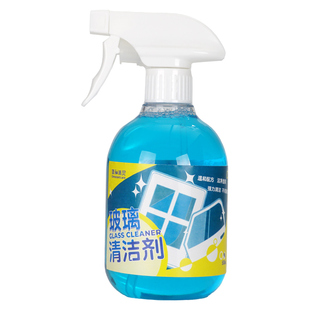 康和清灵玻璃清洁剂家用擦窗去污除垢浴室镜子清洗液强力去水渍