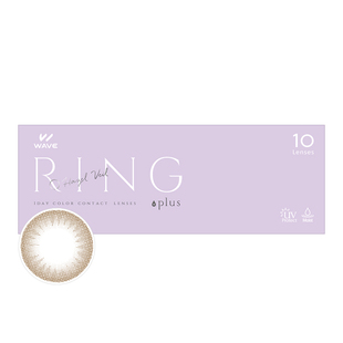 WAVE日抛UVRING10片进口彩色高度近视隐形眼镜软性镜片小直径美瞳