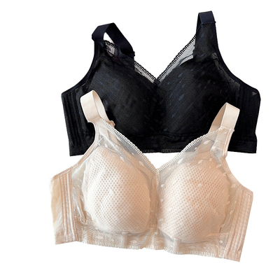 光面薄款纯棉全罩杯无钢圈文胸