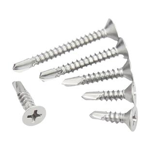 410不锈钢沉头钻尾螺丝304十字平头自攻自钻彩钢瓦燕尾丝M4.2M4.8