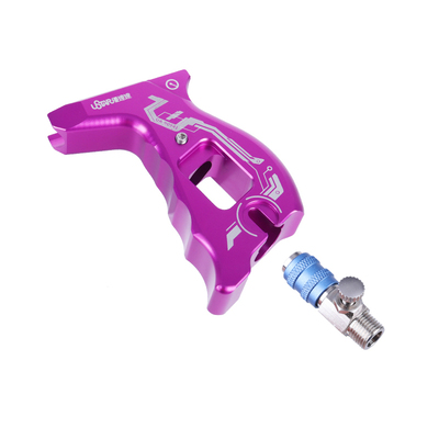 优速达喷笔辅助金属通用手柄模型