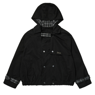 Deinet韩国小众品牌秋季女装时尚连帽衫夹克设计感外套潮流上衣