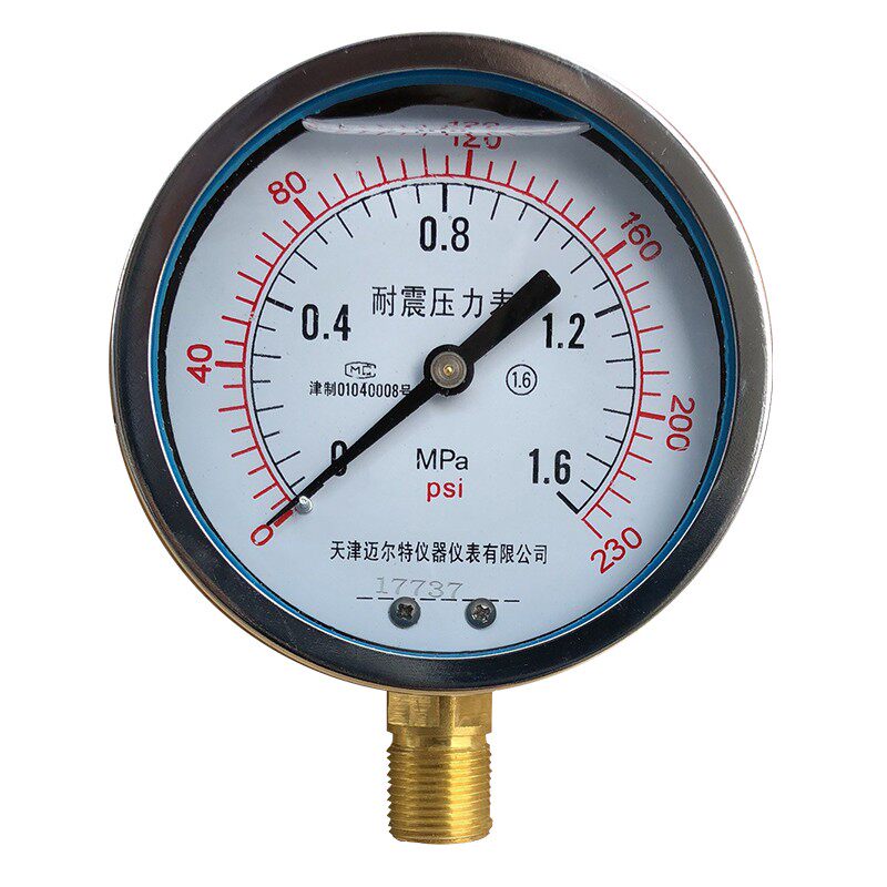 包邮耐震压力表yn-100油压气压