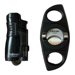 鲁宾斯基Lubinski雪茄剪和打火机雪茄套装工具