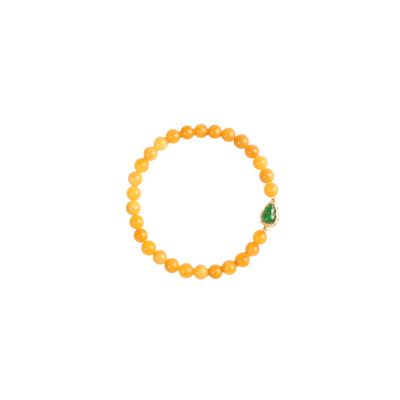 天然蜜蜡手串女翡翠葫芦文玩手链