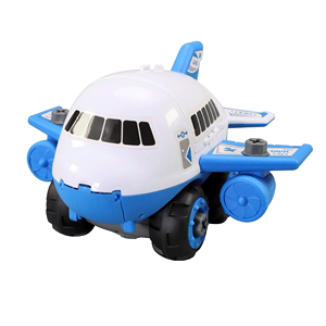 儿童飞机玩具耐摔小孩惯性小汽车男孩宝宝益智多功能拆装3岁男童4