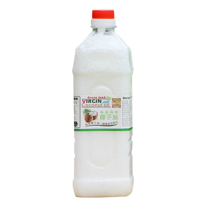 海南特产初榨椰子油食用油1000ML