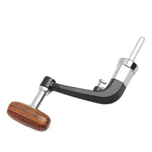 折叠渔轮摇臂纺车轮配件金属摇把手柄轮子海杆把手通用适配钓鱼轮