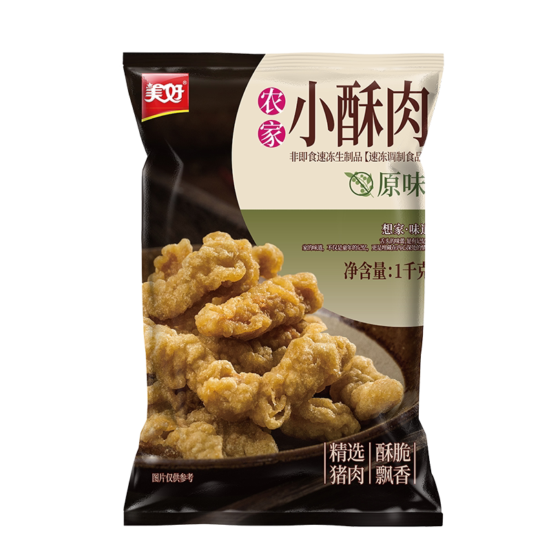 美好农家小酥肉1kg外酥里嫩酥脆飘香家的味道火锅食材空气炸锅