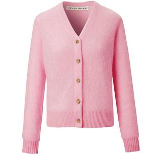 IIIVIVINIKO冬季新品“羊绒”多巴胺V领保暖针织衫女M340238645C