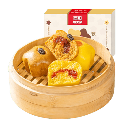 西贝放心早餐朵朵软心红糖小发糕