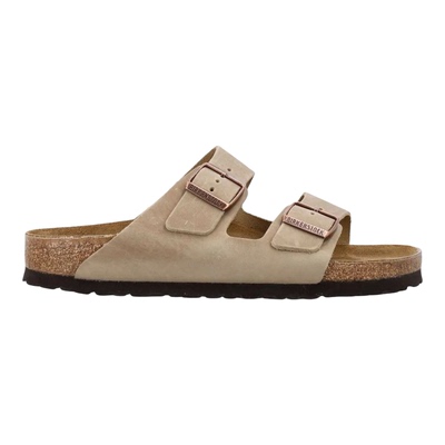 Birkenstock牛皮按摩一字拖