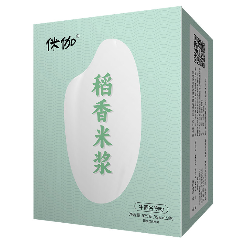 侎伽原味稻香米浆粉谷物营养早餐食品米糊大米磨粉代餐粉冲泡米粉