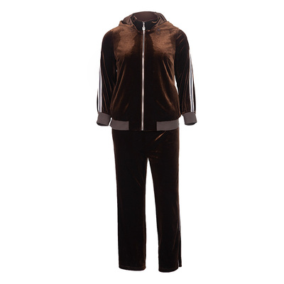 轻奢丝绒显瘦时髦两件套