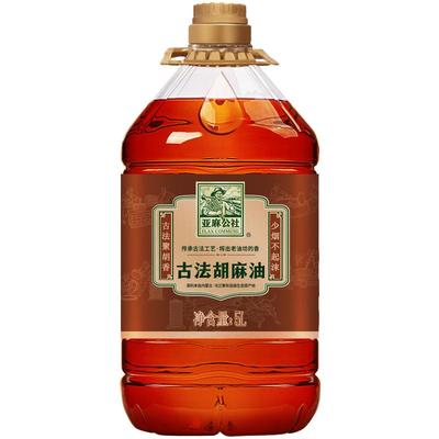 亚麻公社古法胡麻油内蒙原料